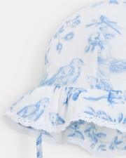 Lison cotton gauze hat Porcelain print  Natalys