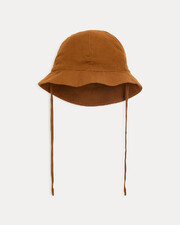 Mahault cotton gauze hat Hazelnut colour  Natalys