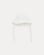 Mahault cotton gauze hat Off-white colour  Natalys