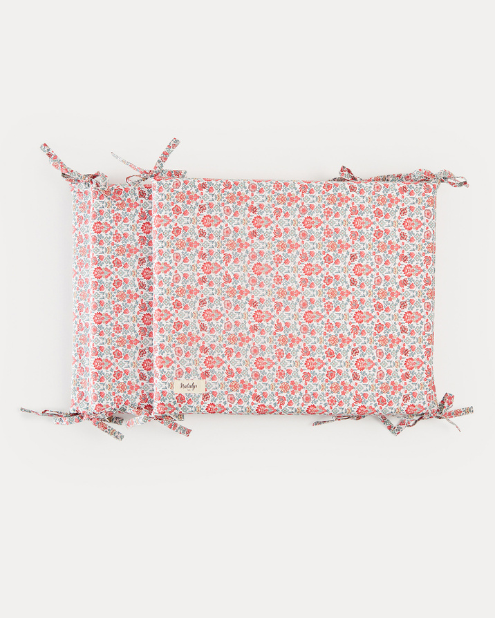 Leandre bumper pad Liberty fabric  Natalys