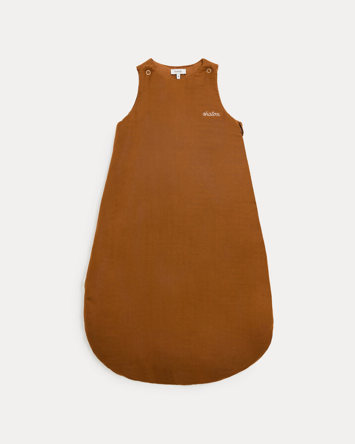Madeleine TOG 3.5 padded sleeping bag Hazelnut colour  Natalys