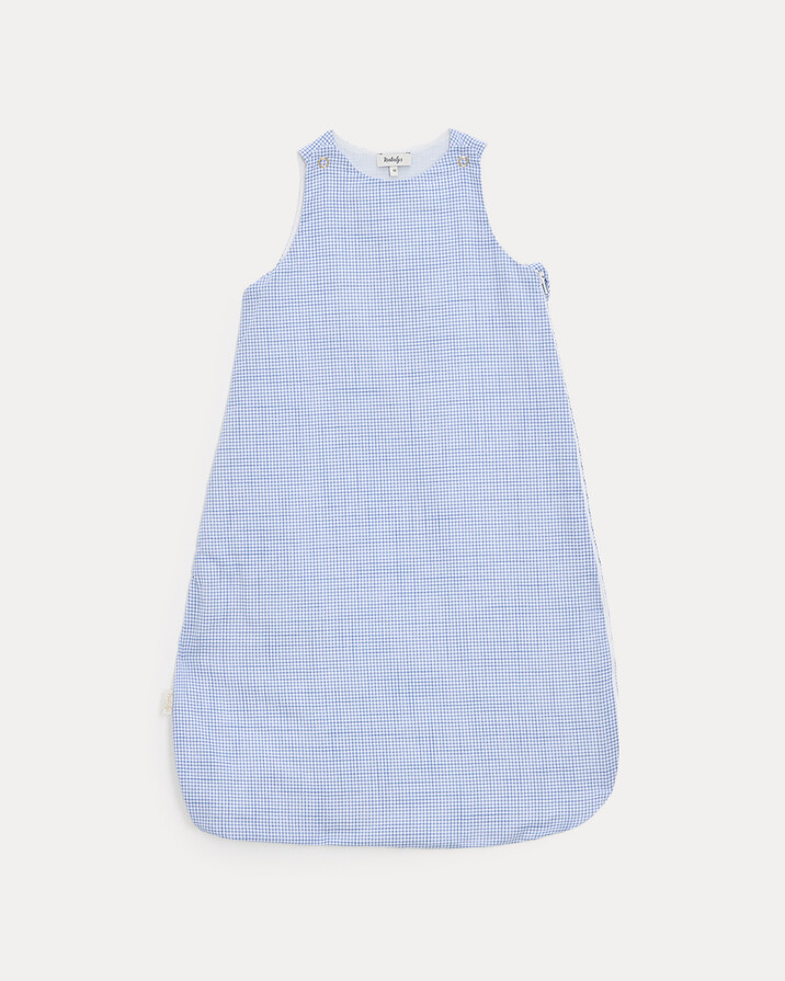 Maddy TOG 0.5 light sleeping bag Blue check print  Natalys