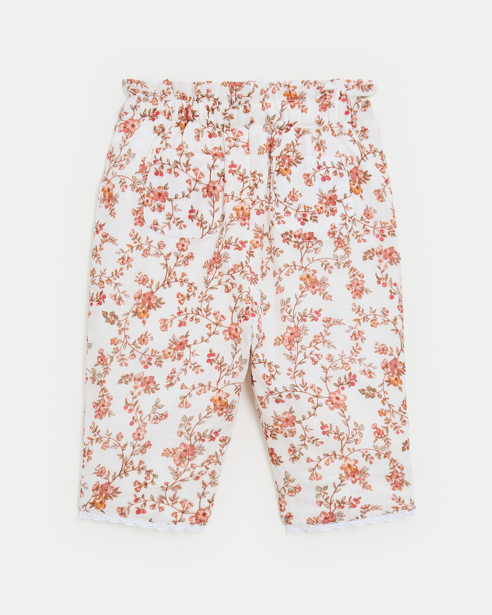Paula cotton gauze trousers Arabesque print  Natalys