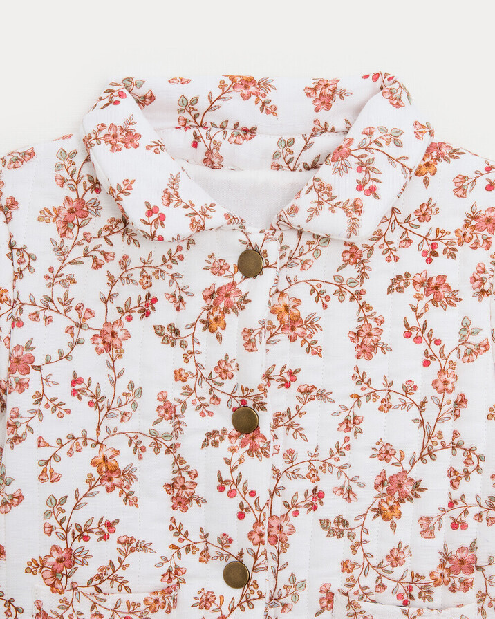 Janice quilted jacket Arabesque print Natalys