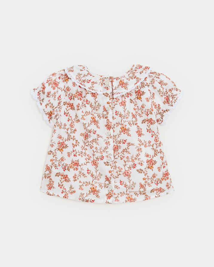 Thelma short-sleeved blouse Arabesque print  Natalys