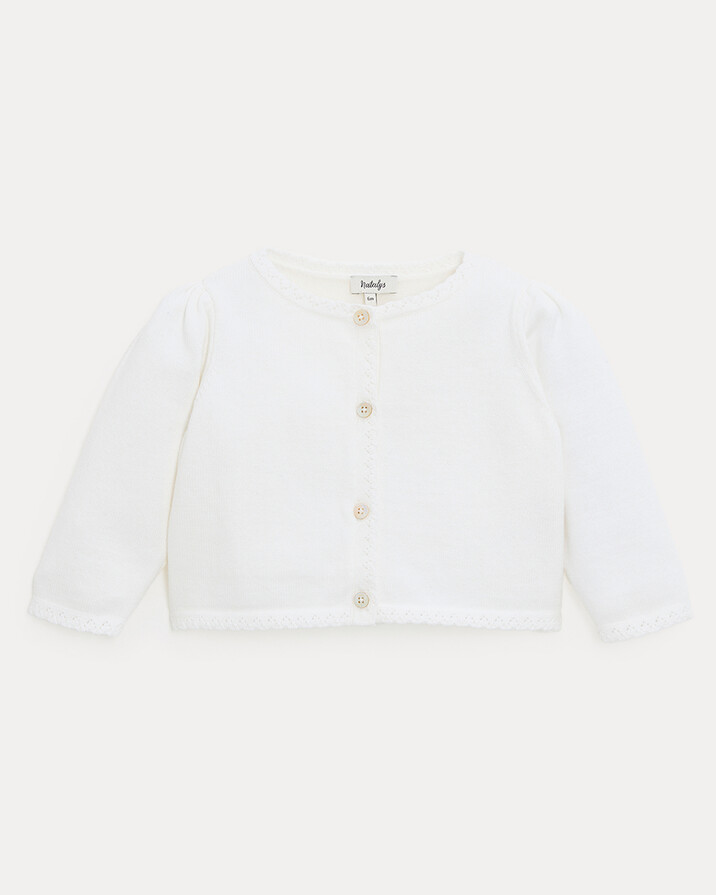 Victoire fancy cardigan Off-white colour  Natalys