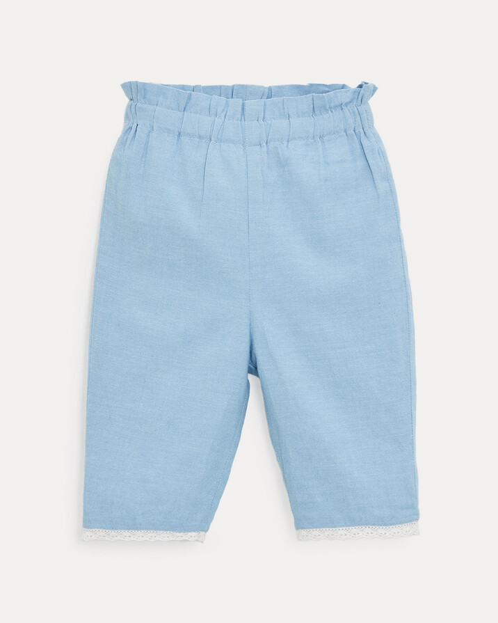 Paula chambray trousers Light blue colour  Natalys