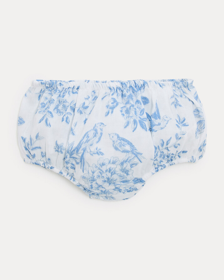 Margot long-sleeved dress Porcelain print Natalys