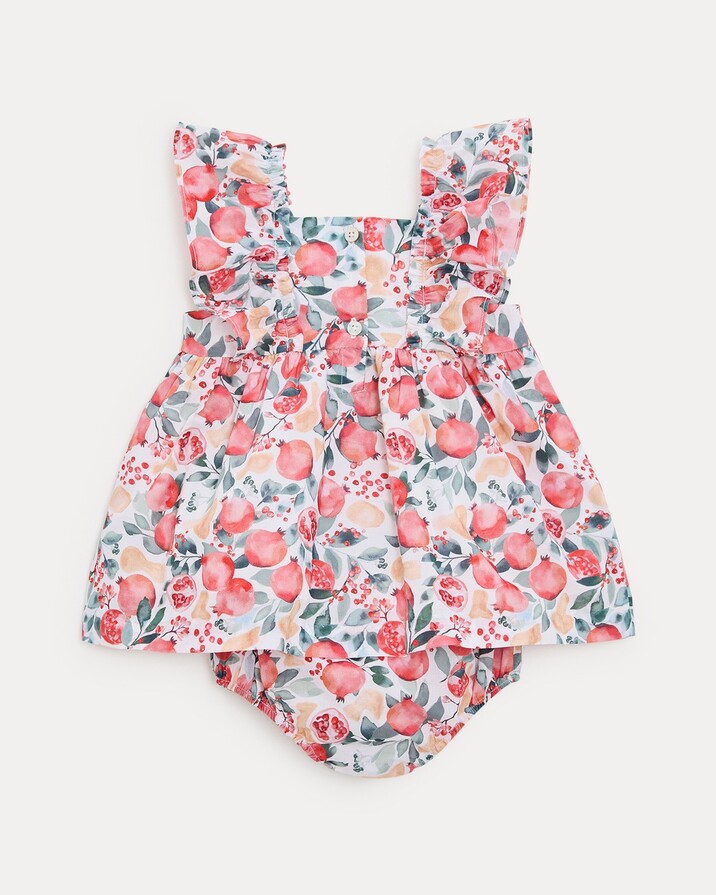 Eglantine sleeveless dress Pomegranate print  Natalys