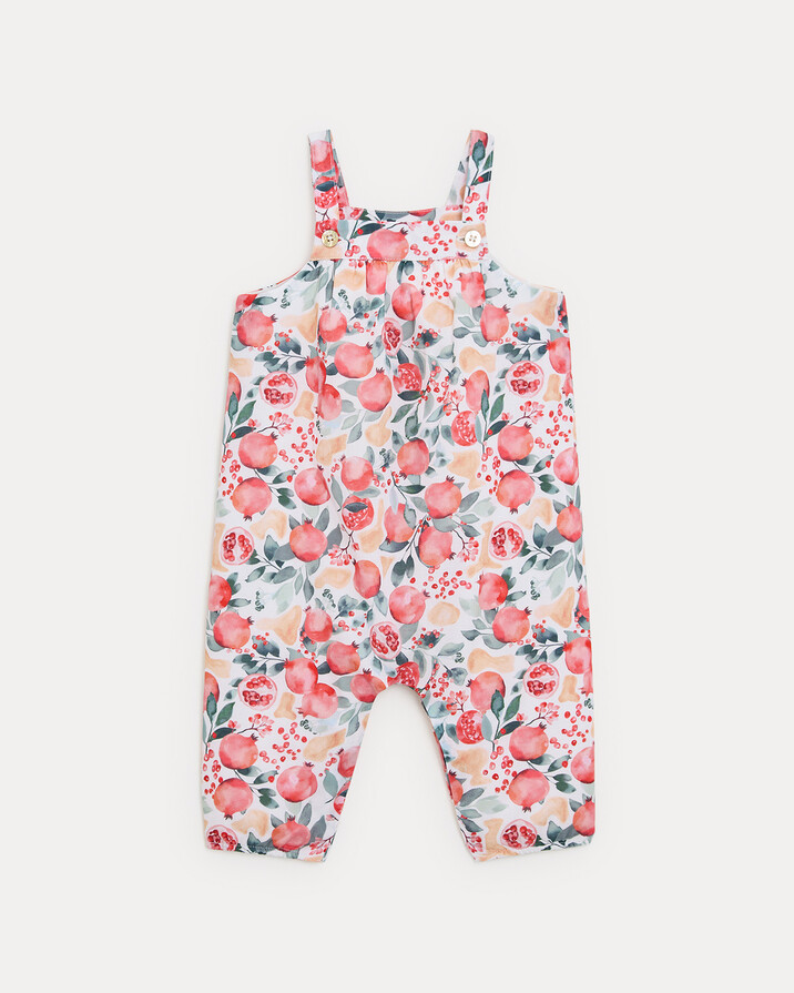 Phillipine long jumpsuit with straps Pomegranate print  Natalys