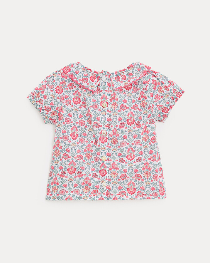 Thelma short-sleeved blouse Liberty fabric Natalys
