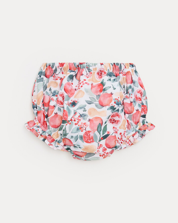 Zelie cotton voile bloomer Pomegranate print Natalys