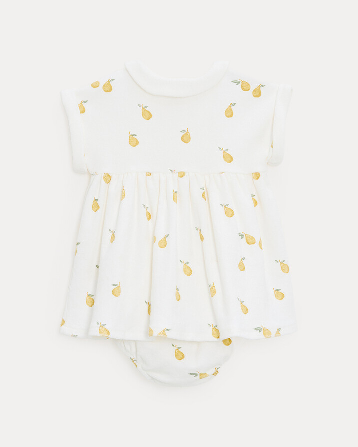 Leonie terry dress Pear print  Natalys