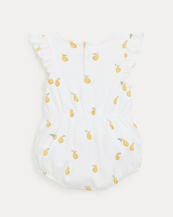 Albertine terry romper Pear print Natalys