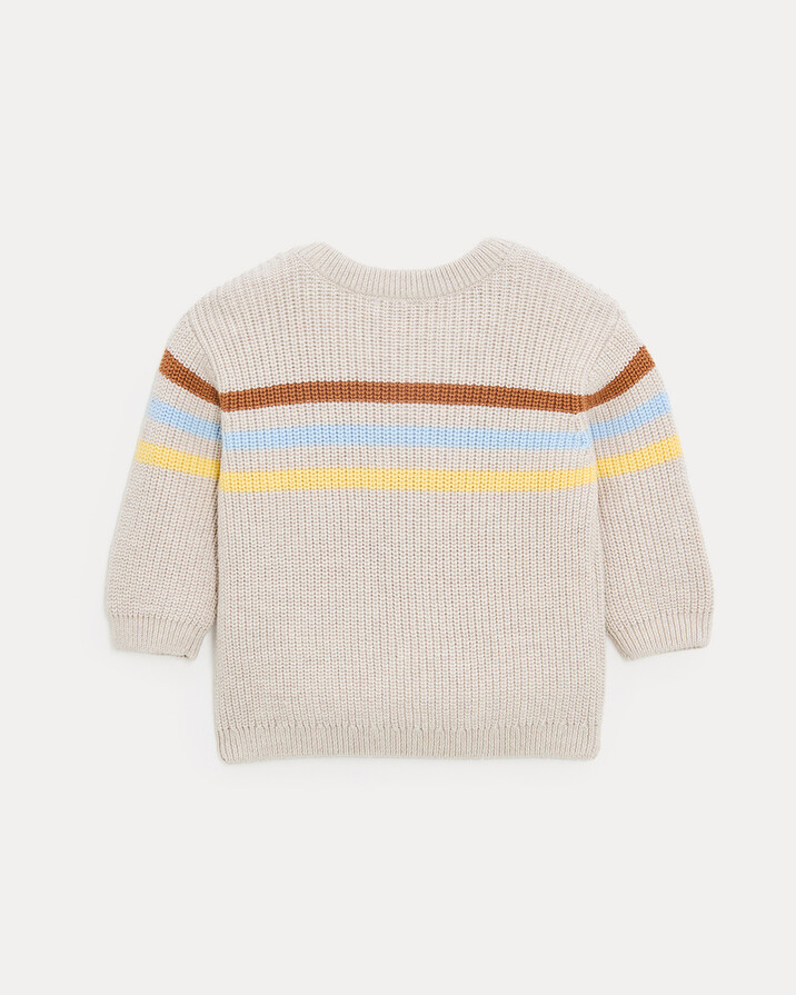 Willie fancy knit jumper Beige colour  Natalys