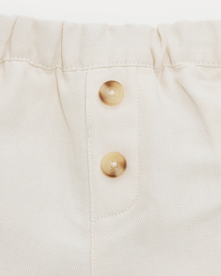 Noe twill shorts Beige colour Natalys