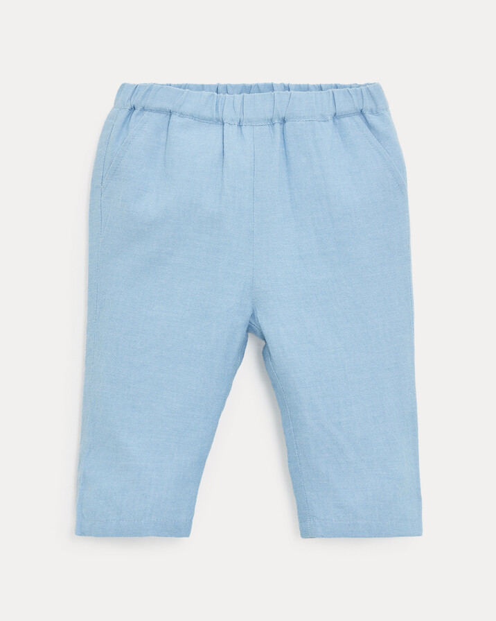 Achille chambray trousers Light blue colour Natalys