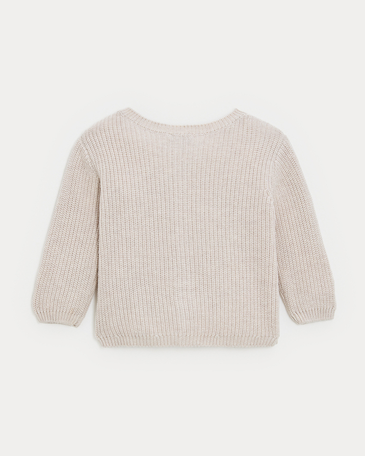James fancy knit cardigan Beige colour  Natalys