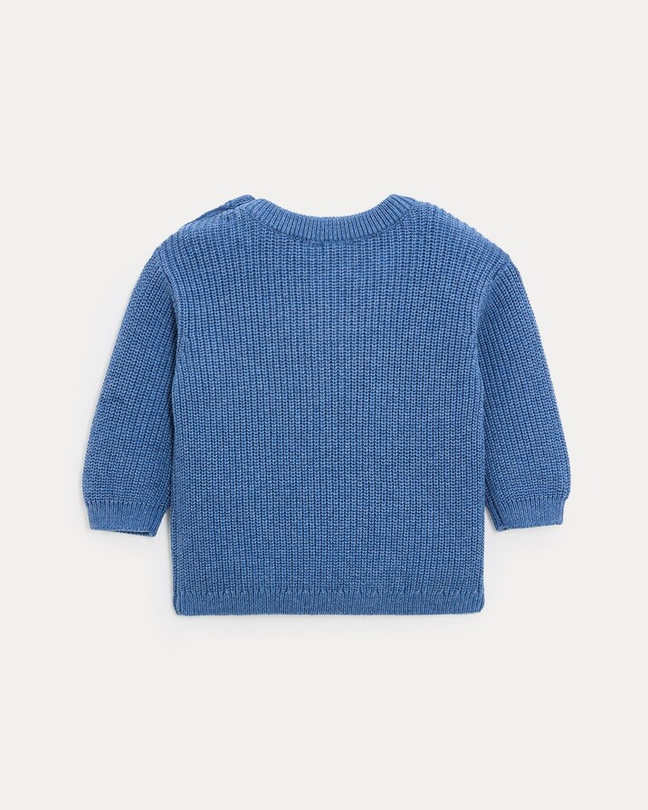 Willie fancy knit jumper Natural blue colour Natalys