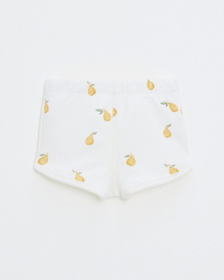 Eliott terrycloth shorts Pear print Natalys