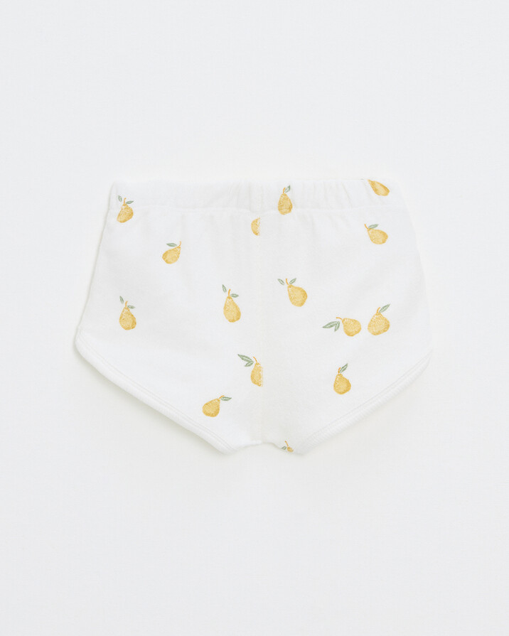 Eliott terrycloth shorts Pear print Natalys
