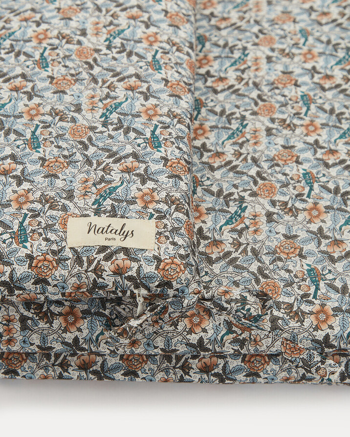 Leandre bumper pad Liberty fabric  Natalys