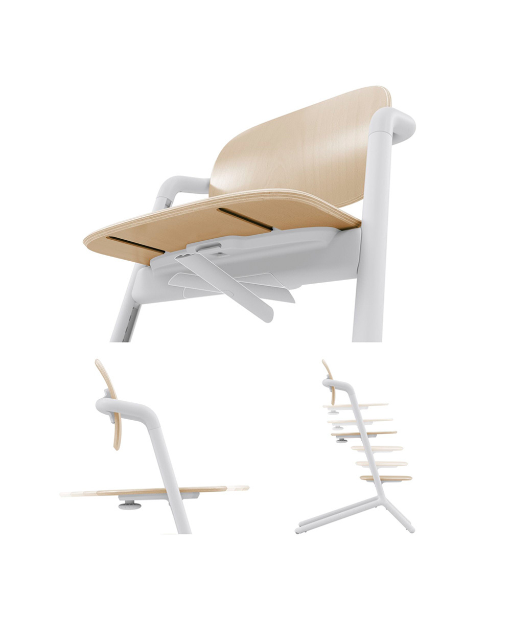 Lemo 3-in-1 high chair Sand white colour  Cybex