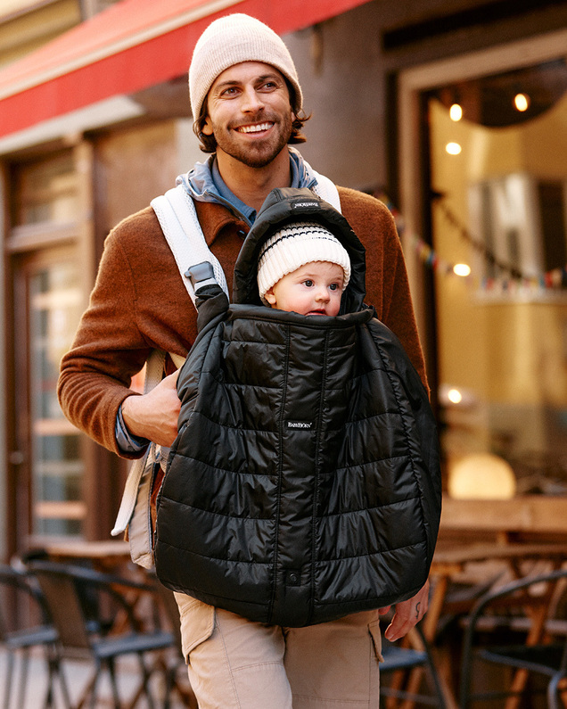 Winter cover for baby carrier Black  Babybjörn