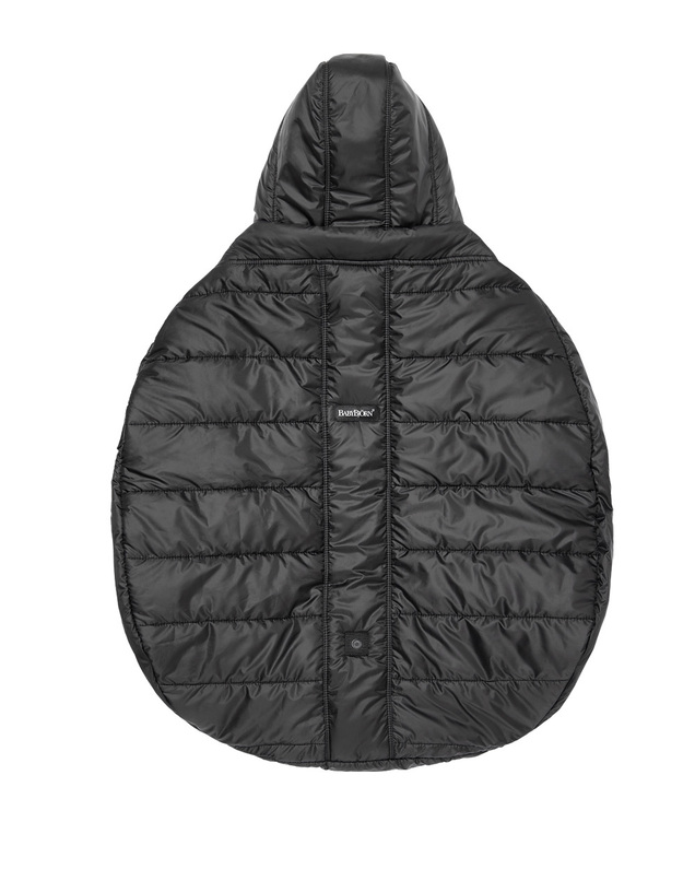 Winter cover for baby carrier Black  Babybjörn