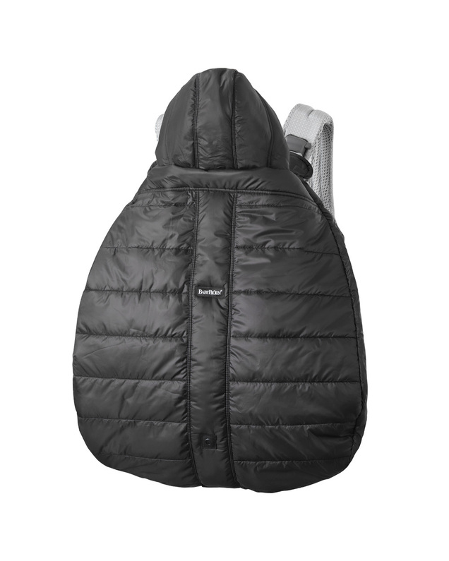 Winter cover for baby carrier Black  Babybjörn