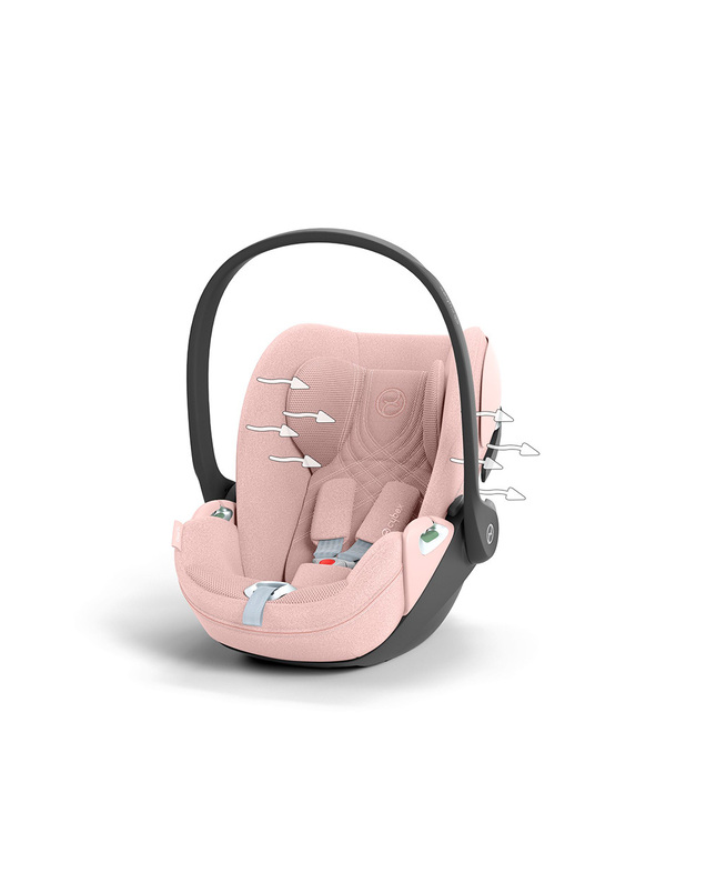Cloud T i-Size car seat Peach pink colour (Plus)  Cybex