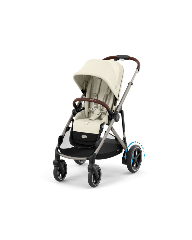 E-Gazelle S pushchair Seashell beige colour  Cybex
