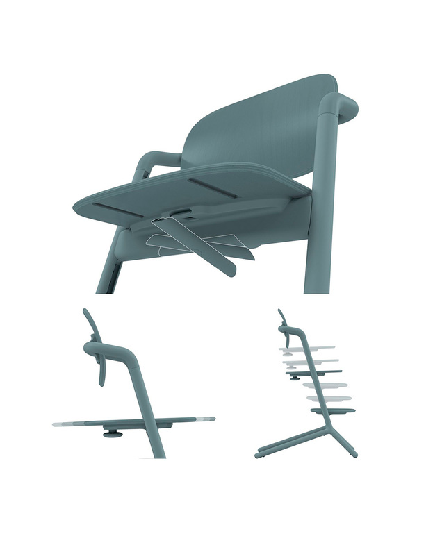 Lemo 3-in-1 high chair Stone blue colour  Cybex