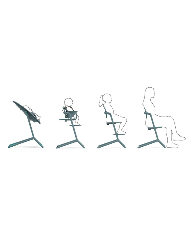 Lemo 3-in-1 high chair Stone blue colour  Cybex
