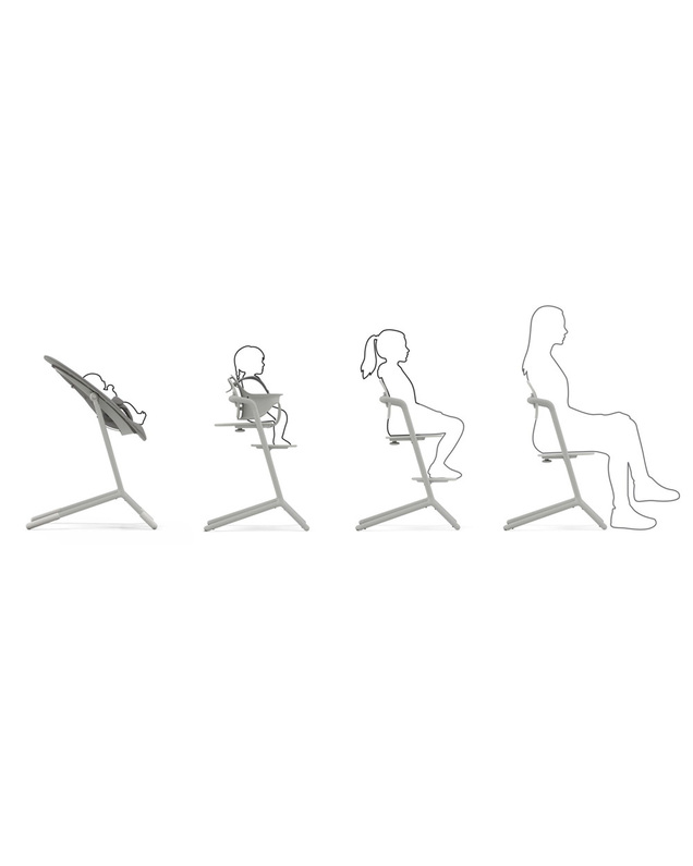 Lemo 3-in-1 high chair Suede grey colour  Cybex