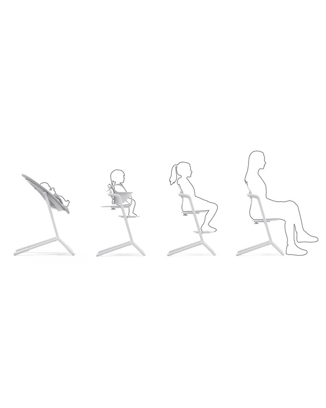 Lemo 4-in-1 high chair All white colour  Cybex
