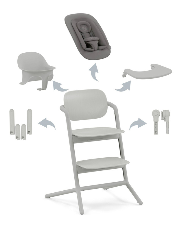 Lemo 4-in-1 high chair Suede grey colour  Cybex
