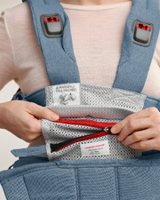 Harmony woven m&eacute;lange baby carrier Blue color  Babybj&ouml;rn