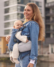 Pocket pouch for baby carrier Light grey color Babybjörn