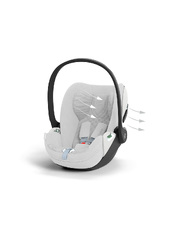 Cloud T i-Size car seat Platinum white colour (Plus)  Cybex