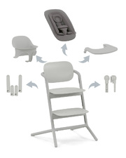 Lemo 4-in-1 high chair Suede grey colour  Cybex