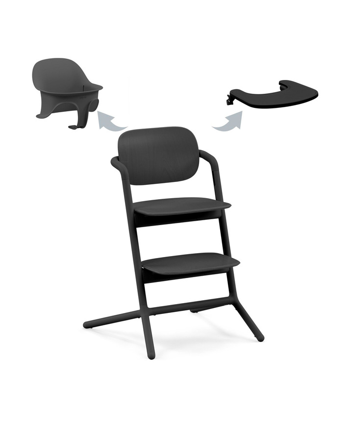 Lemo 3-in-1 high chair Stunning black colour  Cybex