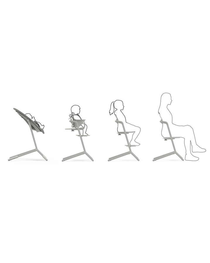 Lemo 3-in-1 high chair Suede grey colour  Cybex